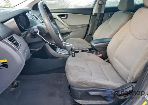 2012 Hyundai Elantra Gls from USA, damaged, VIN 5NPDH4AE7CH126794